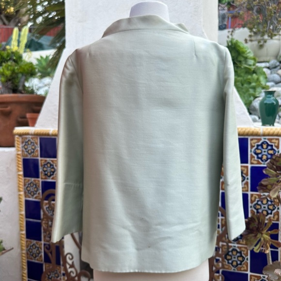 Vintage ‘60s Russells Jackie O’s Style Mock Neck Lined Jacket Size M Flaws - Picture 9 of 11